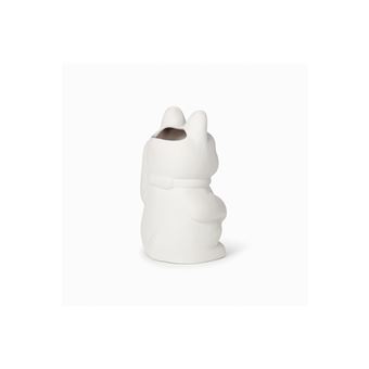 Vase Doiy Chat Porte-Bonheur Blanc