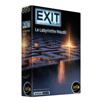 Jeu d'escape game Iello Exit Le Labyrinthe Maudit