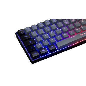 Clavier gaming filaire Azerty The G-Lab Keyz Hydrogen GRB Gris et Noir