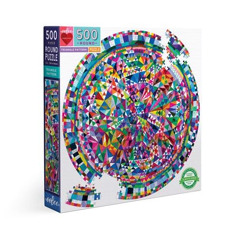 Puzzle 500 Pièces Eeboo Rond Multicolore