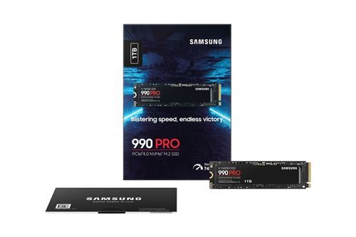 Samsung 990 PRO MZ-V9P1T0BW - SSD - verschlüsselt - 1 TB - intern