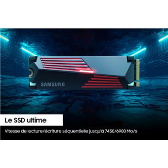 SSD Interne Samsung Portable 990 Pro MZ-V9P1T0BW 1 T0 Noir