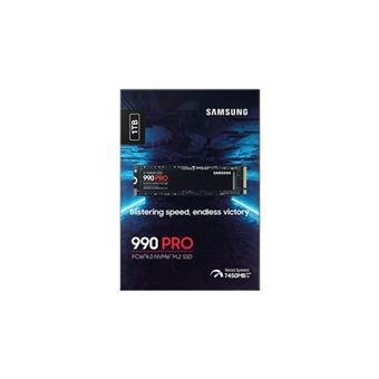 SSD Interne Samsung Portable 990 Pro MZ-V9P1T0BW 1 T0 Noir