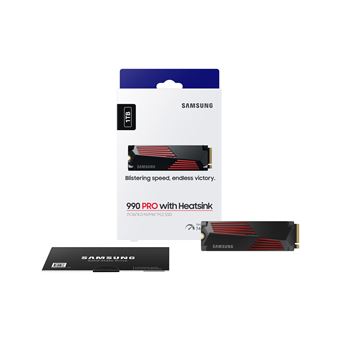 SSD Interne Samsung Portable 990 Pro MZ-V9P1T0BW 1 T0 Noir