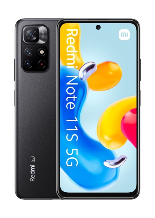 Smartphone Xiaomi Redmi Note 11S 6,6 5G Double SIM 128 Go Noir minuit