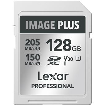 LEXAR CARTE SDXC 128GO IMAGE PLUS WHITE UHS-I / V30 / U3 / lecture 205Mo-sec / ecriture 150Mo-sec. - 1