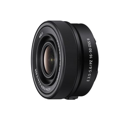 Objectif zoom Sony E PZ 16-50mm f/3.5-5.6mm OSS II Noir pour Monture Sony E