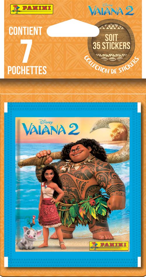 Carte à collectionner Panini Vaiana 2 Blister 7 pochettes