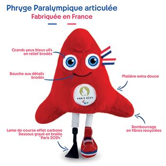 Mascotte Doudou et Compagnie Paralympique