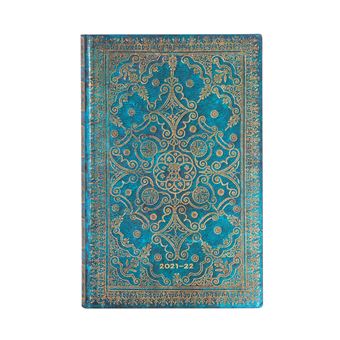 Agenda scolaire 2021 2022 Paperblanks un jour par page Equinoxe Azur