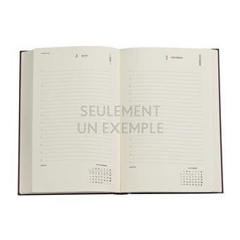 Agenda scolaire 2021 2022 Paperblanks un jour par page Equinoxe Azur