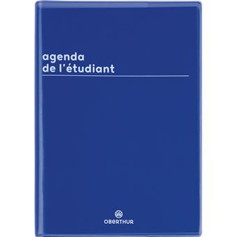 Agenda scolaire Oberthur PEFC Boréal Bleu