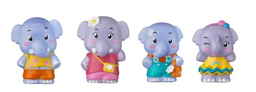 Lot 4 personnages famille éléphant VULLI A partir de - vue 2