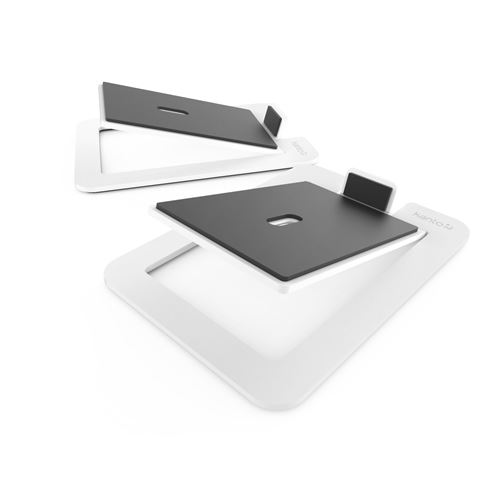 Supports de table S6 Blanc pour enceintes Kanto YU6 et TUK ou enceintes de taille équivalente Vendus à la paire