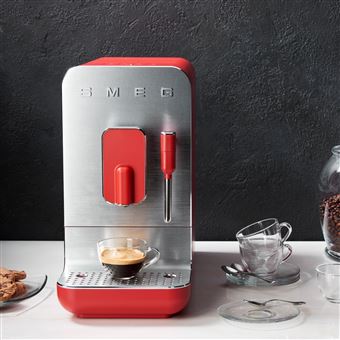 Expresso avec broyeur Smeg BCC02RDMEU 1350 W Rouge