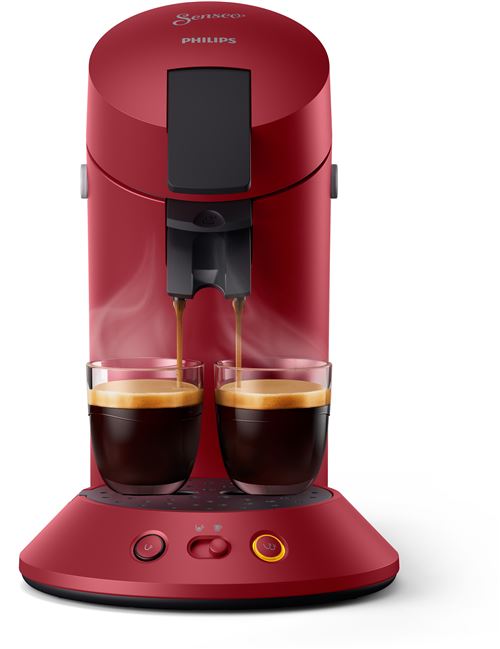 Cafetière à dosette Philips Senseo Original Plus Rouge Csa210/91