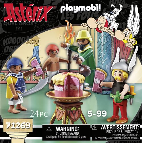 Playmobil Astérix 71269 Amonbofis gâteau empoisonné - Playmobil