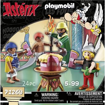 Playmobil Astérix 71269 Amonbofis gâteau empoisonné