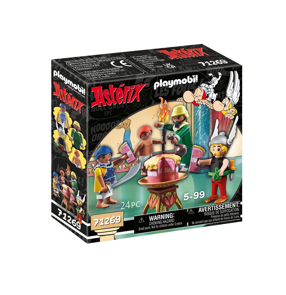 Playmobil Astérix 71269 Amonbofis gâteau empoisonné - 1
