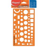 Normographe technic Maped Orange