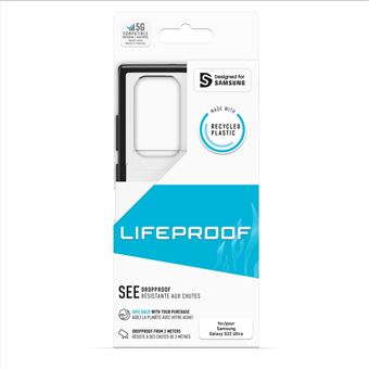 Coque renforcée pour Samsung Galaxy S22 Ultra LifeProof Transparent