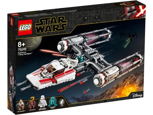 Lego®-Star Wars™ Y-Wing Starfighter™ De La Résistance Jouet Enfant À Partir De 8 Ans, 578 Pièces À Construire 75249