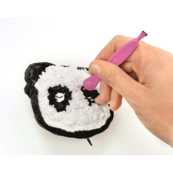 Kit créatif Au Sycomore Plush & Fun Tinybags Panda