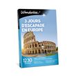 Coffret cadeaux Wonderbox 3 jours escapade en Europe