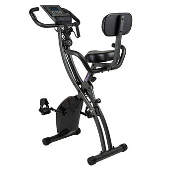 Hometrainer tv Slim Cycle 2 in 1 Zwart - Bicycle cardio bij