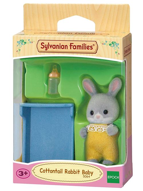 Playset Sylvanian Families Bébé lapin Gris
