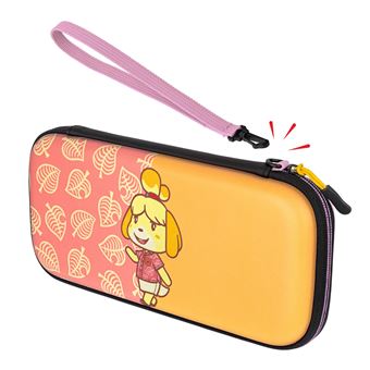 Etui de transport Pdp Slim Deluxe Animal Crossing Isabelle pour Nintendo Switch Rose et jaune