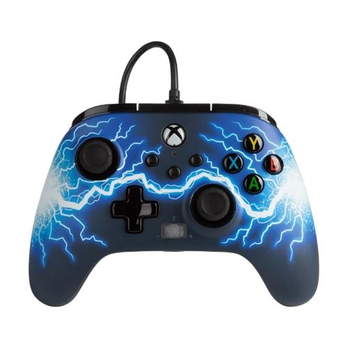 Manette filaire améliorée PowerA pour Xbox Séries X | S Edition Arc Lightning