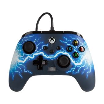 Manette filaire améliorée PowerA pour Xbox Séries X S Edition Arc Lightning