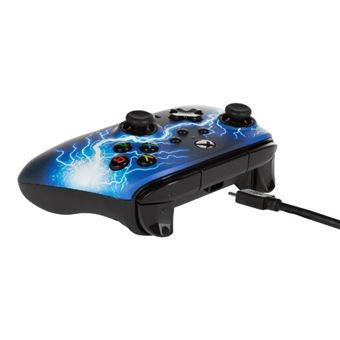 Manette filaire améliorée PowerA pour Xbox Séries X S Edition Arc Lightning