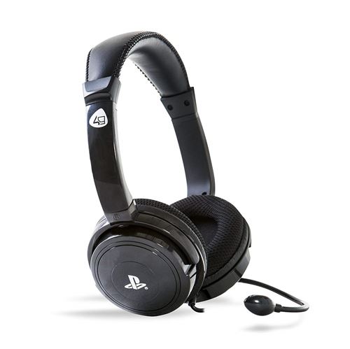 Micro-casque Gaming stéréo 4Gamers Pro 4 40 Noir pour PS4