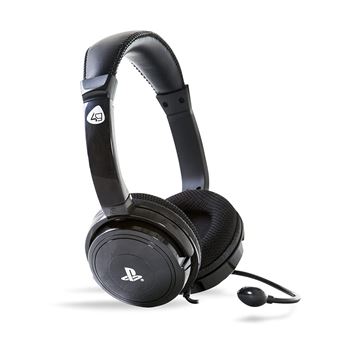 Micro Casque Gaming Stéréo 4gamers Pro 4 40 Noir Pour Ps4