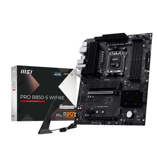Carte mère MSI PRO B850 S WIFI6E ATX Socket AM5 Chipset AMD B850