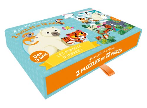 P'Tit Jeu De Puzzles Les Animaux Du Monde Auzou