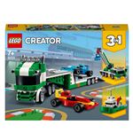 LEGO® Creator 3 en 1 31113 Transporteur de voitures de course