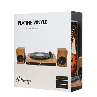 Platine vinyle Halterrego Broadway Marron