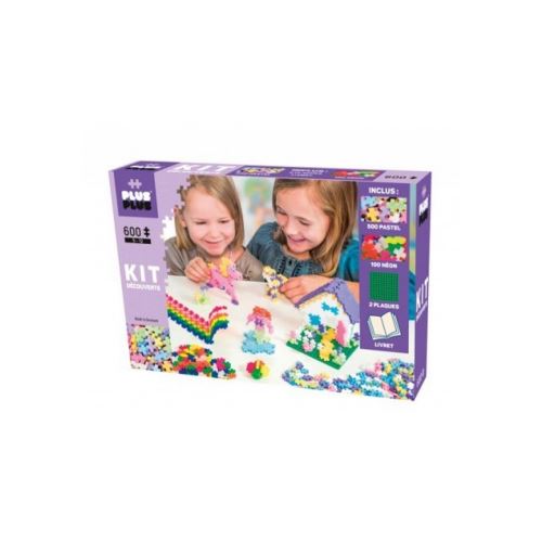 Jeu de construction Plus Kit de découverte Pastel & Néon - Plus