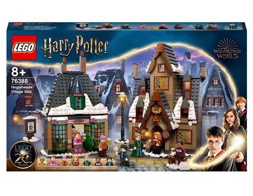 LEGO® 76388 Harry Potter™ Visite du village de Pré-au-Lard Edition 20ème Anniversaire avec Figurine de Collection dorée