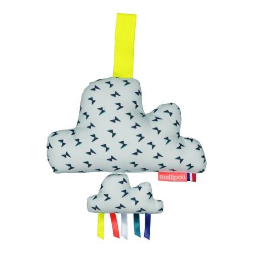 Mini boîte à musique Mellipou Nuage Morrisson Amélie Poulain Bleu