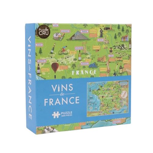 VINS DE FRANCE puzzle 1000 pieces - vue 2