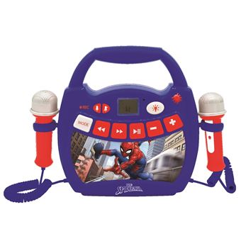 Jouet multimédia Lexibook Lecteur Audio Sans Fil Spider-Man Portable avec 2 micros