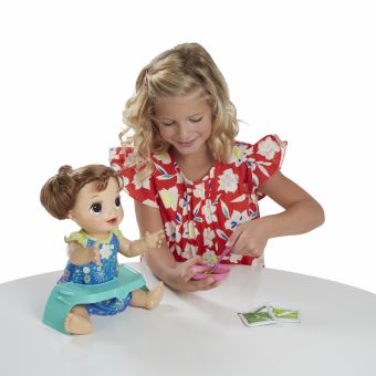 Poupée Baby Alive Adore Manger Cheveux Bruns