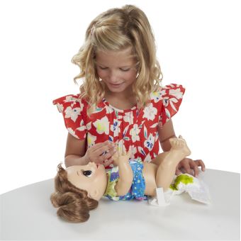 Poupée Baby Alive Adore Manger Cheveux Bruns