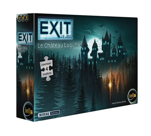 Jeu d'escape game Iello Exit Puzzle Le Château Lugubre - Iello