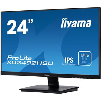 Ecran PC Iiyama ProLite XU2492HSU-B1 24" Full HD Noir mat