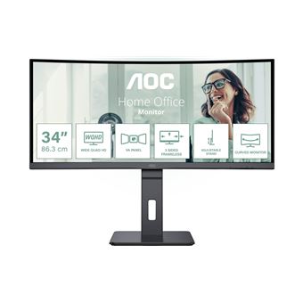 Ecran PC AOC CU34P3CV 34 " UWQHD Noir - 1